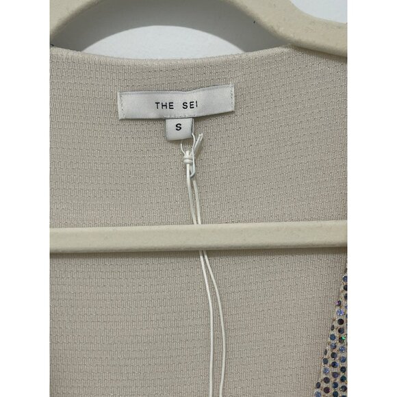 The Sei $679 Frost Crystals Keyhole Maxi Formal Dress Size Small NWT - Picture 7 of 10